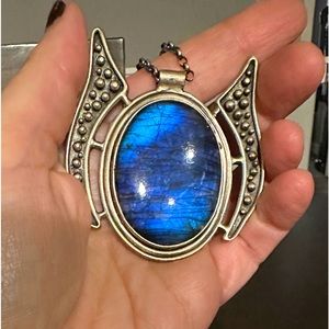 Acid Queen Priestess Pendant Labradorite
